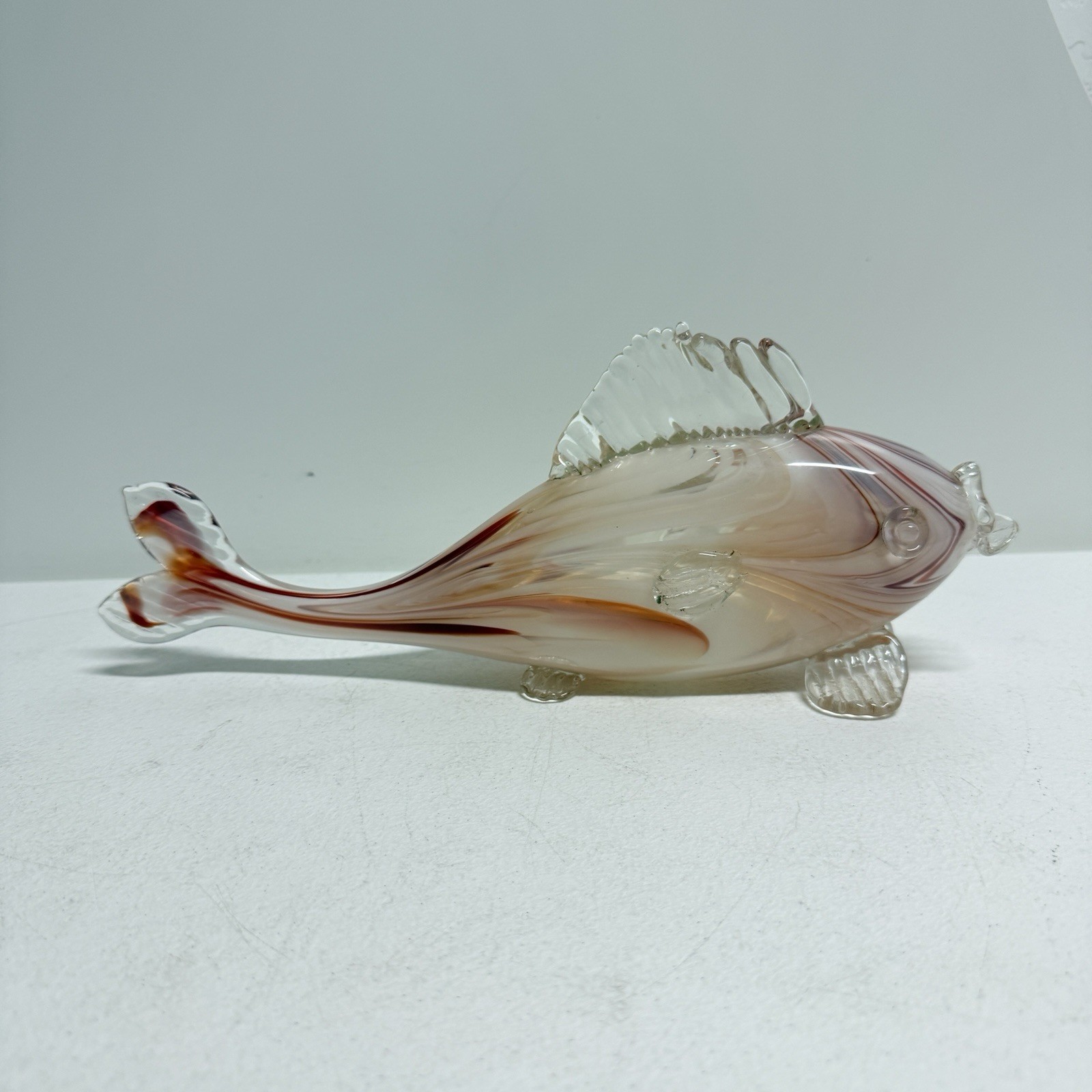 Vintage Altaglass Canada Hand Blown Art Glass Fish Figurine