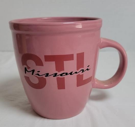 Pink STL Missouri Souvenir Mug