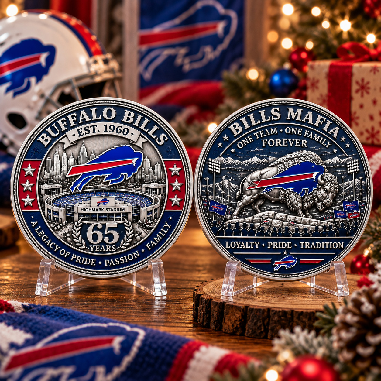 Buffalo Bills 65 Years Anniversary Highmark Stadium Commemorative Coin