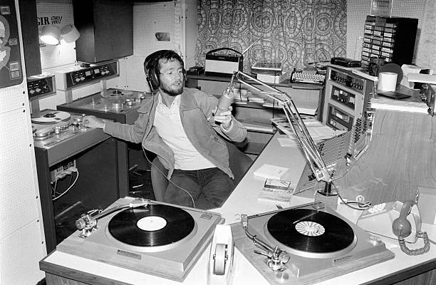 Kenny Everett seen here in his home studio February 1978 Old Photo