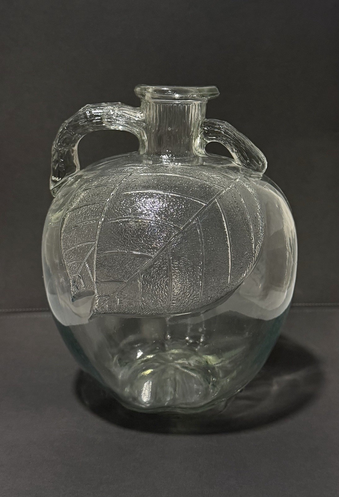 Vintage White House Glass Apple Shaped Cider Vinegar Jug