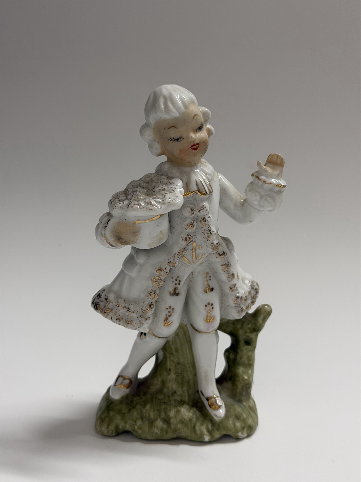 Vintage 1950s Chase Japan PorcelainColonial Male Figurine