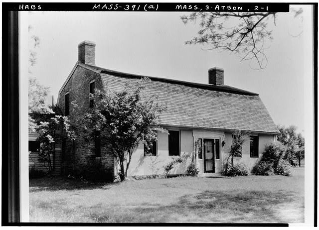 Photo:North Attleboro Massachusetts Jabez Ellis House 1930s HABS Home