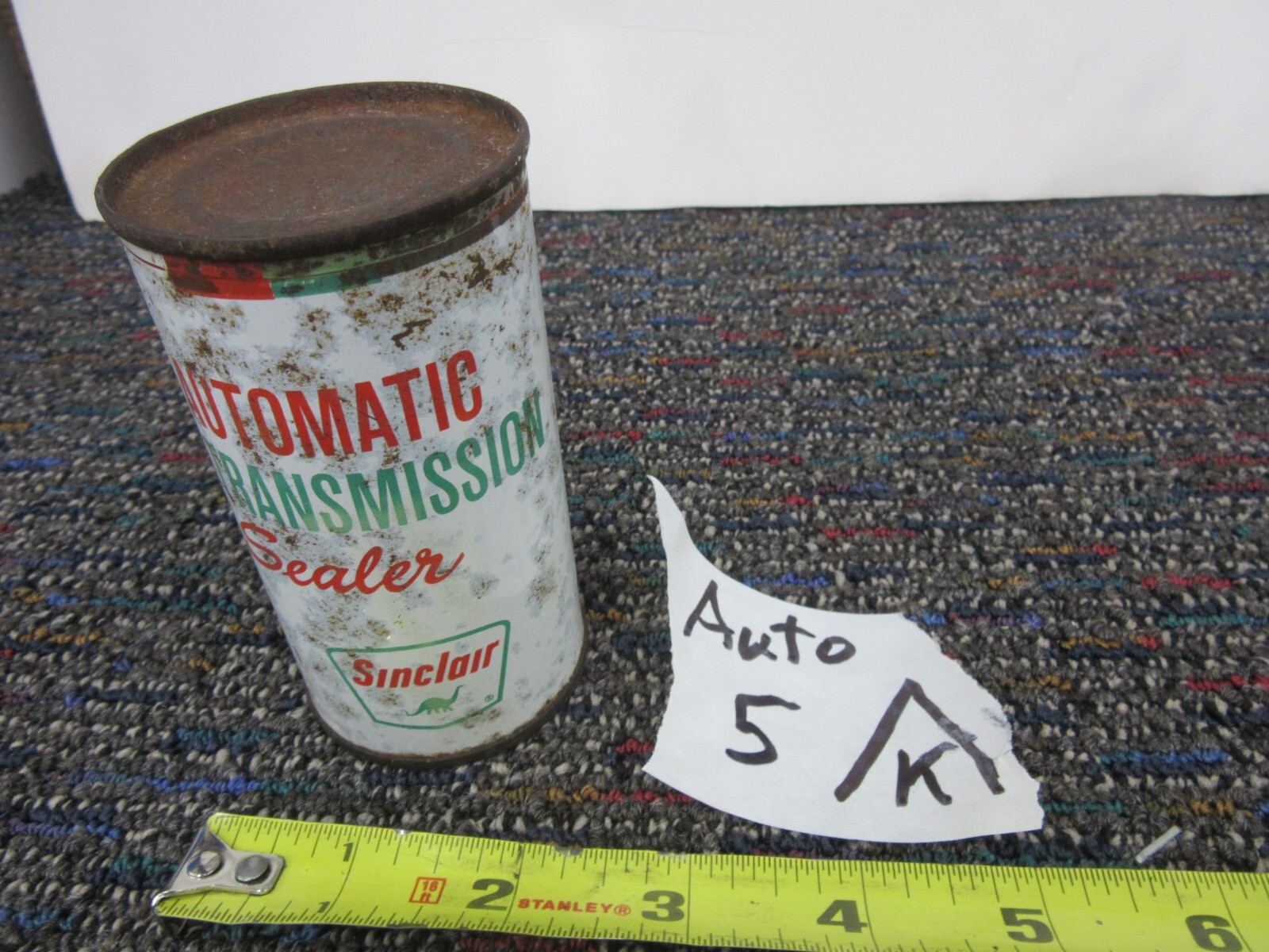 SINCLAIR Automatic Transmission Sealer Can antique vintage SINCLAIR Automatic Transmission Sealer Can antique vintage