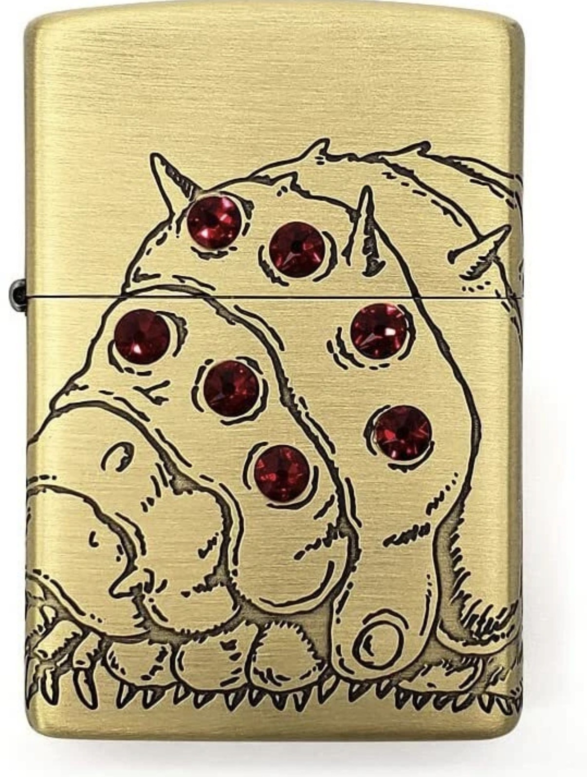 Zippo Nausicaa of the valley of the wind Red Eyes Ohmu Studio Ghibli Japan Brass