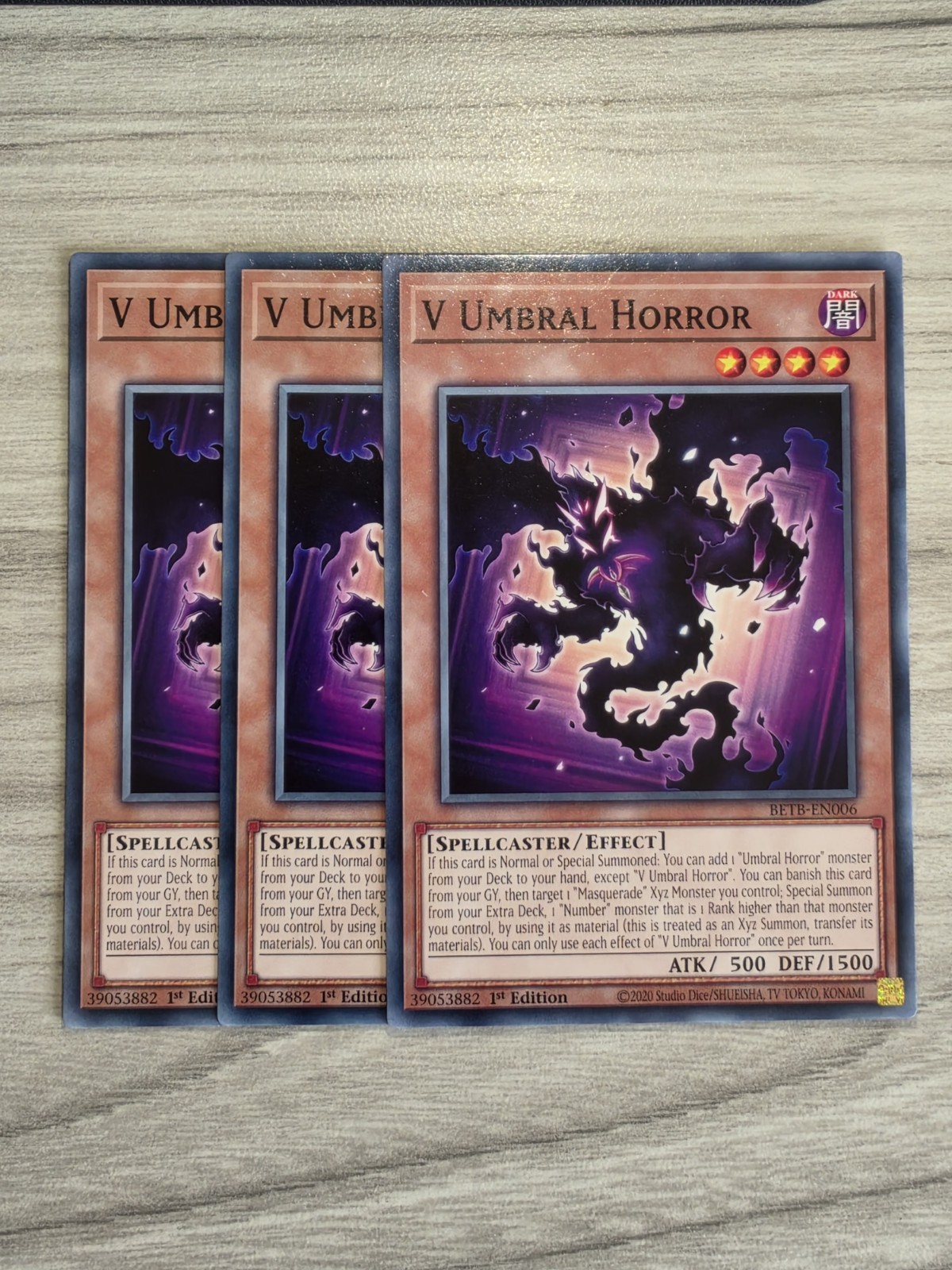 V Umbral Horror BETB-EN006 3x Playset
