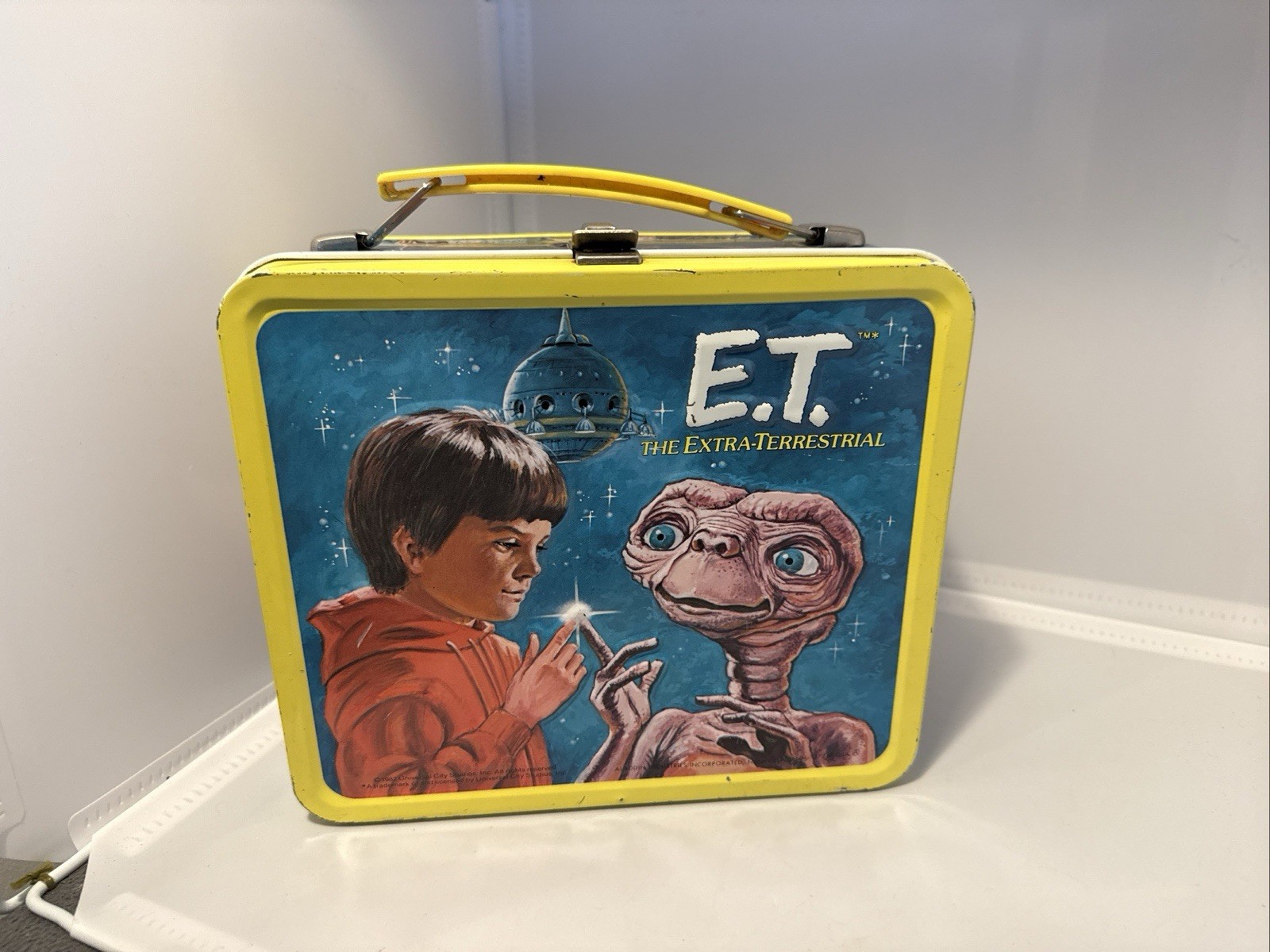 E.T. Extra-Terrestrial Vintage Lunch Box 1982 Aladdin Original Movie Collectible