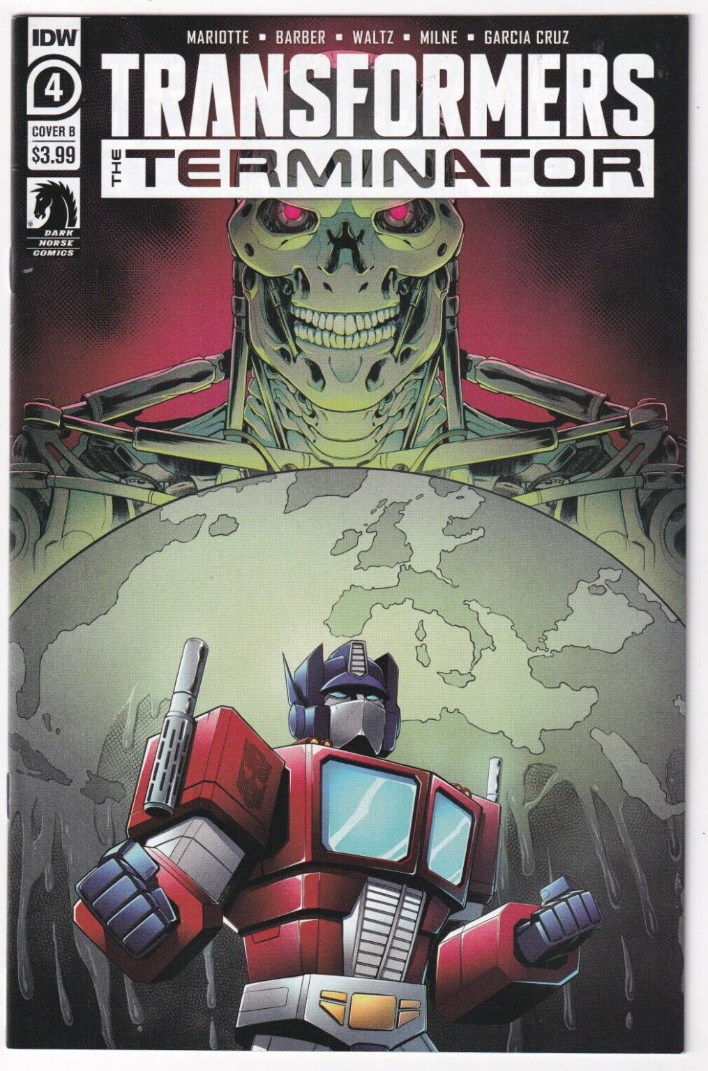 Transformers The Terminator #4 B September 2020 IDW Dark Horse Arnold Transformers The Terminator #4 B September 2020 IDW Dark Horse Arnold