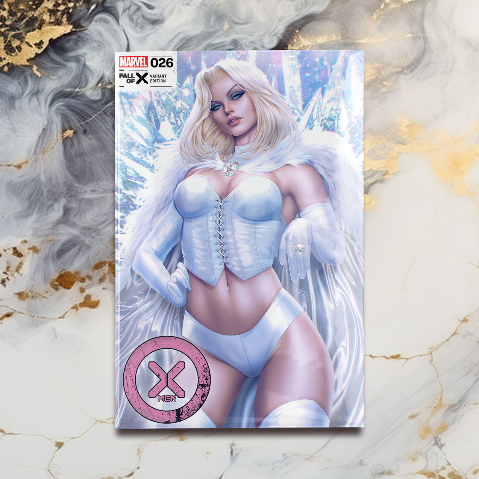 [SIGNED] X-Men #26 Emma Frost Trade Dress Exclusive Variant