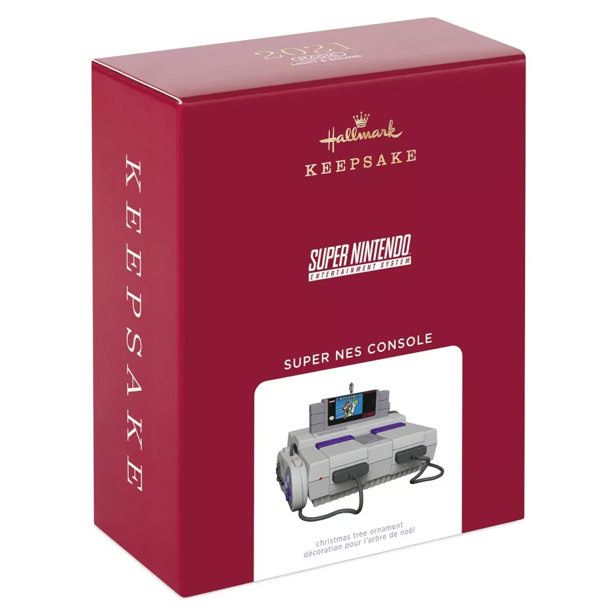 2021 Super NES Console Super Nintendo Entertainment Hallmark Keepsake Ornament