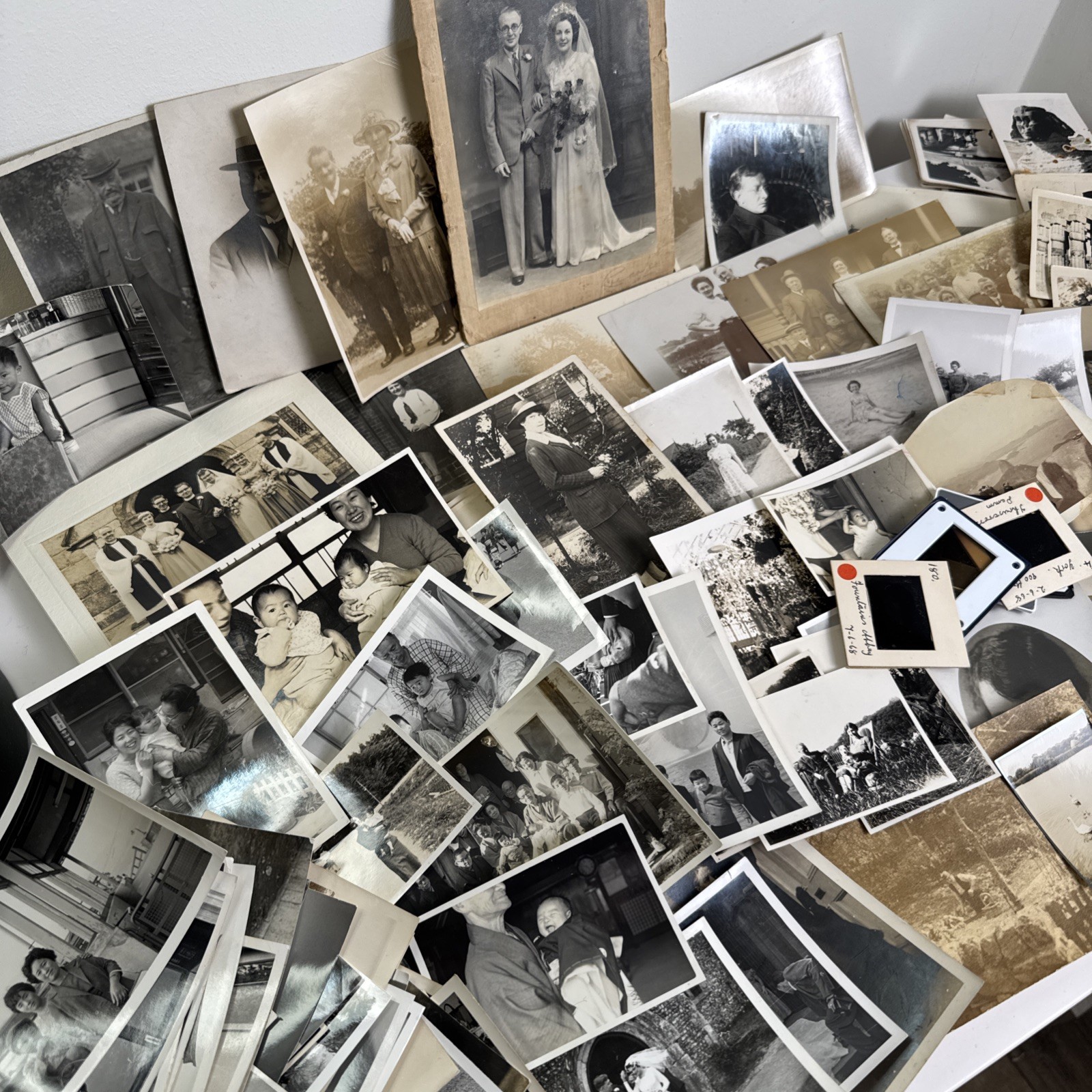 Job lot of 150 vintage photographs family babies weddings vernacular history Job lot of 150 vintage photographs family babies weddings vernacular history