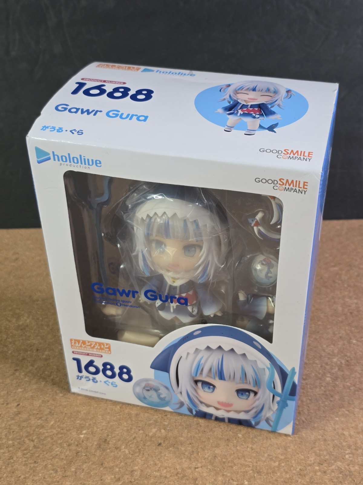 Hololive Gawr Gura Nendoroid #1688 Good Smile Company Figure NEW FACTORY SEALED Hololive Gawr Gura Nendoroid #1688 Good Smile Company Figure NEW FACTORY SEALED
