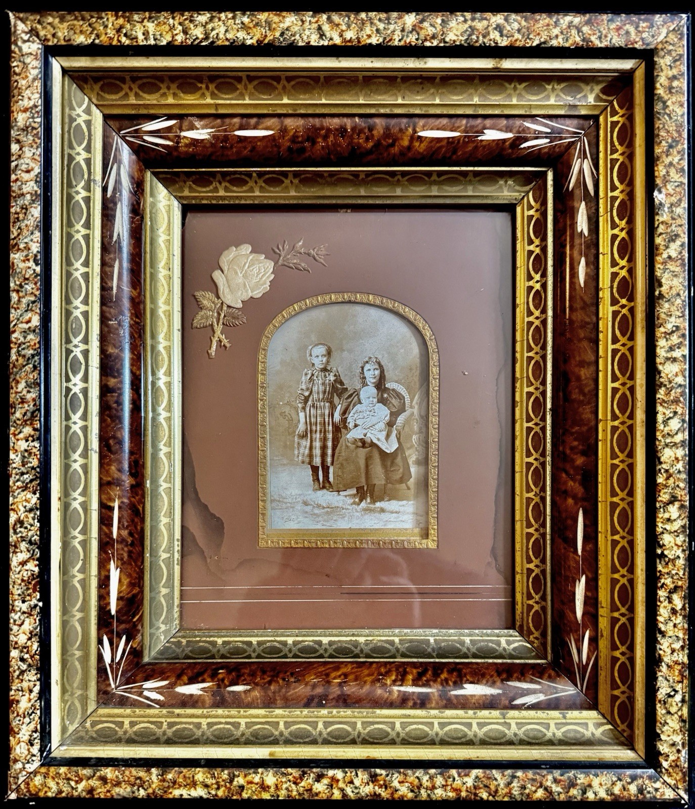 Set of 2 Framed Sepia Photographs Alice Russell & Ruth Piersall Noles Set of 2 Framed Sepia Photographs Alice Russell & Ruth Piersall Noles