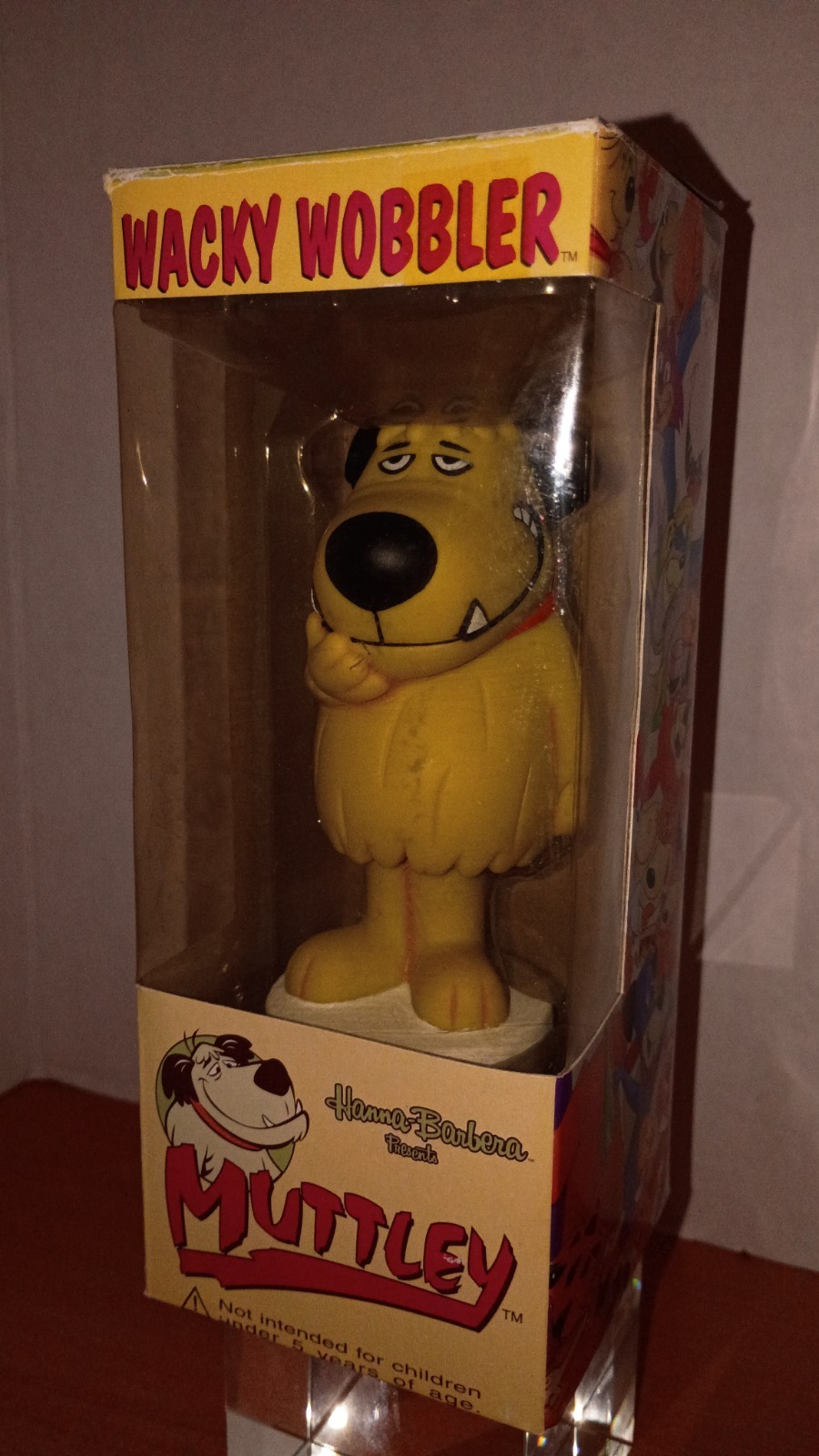 Vintage Funko Hanna-Barbera Muttley Wacky Wobblers In Package - Vintage Funko Hanna-Barbera Muttley Wacky Wobblers In Package -