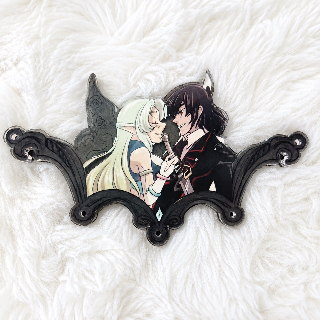 Tales of Series Yuri Lowell & Muzet Custom Acrylic Standee Charm Tales of Series Yuri Lowell & Muzet Custom Acrylic Standee Charm