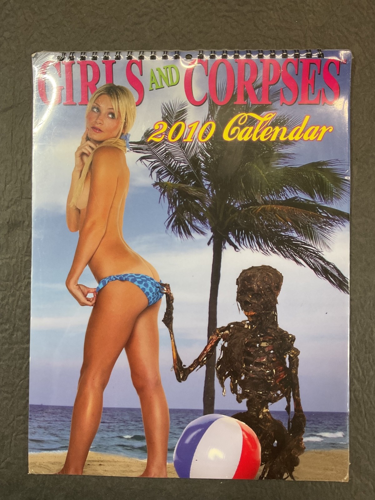 2010 Girls and Corpses Pinup Calendar Same Days as 2027 Factory Sealed Unused