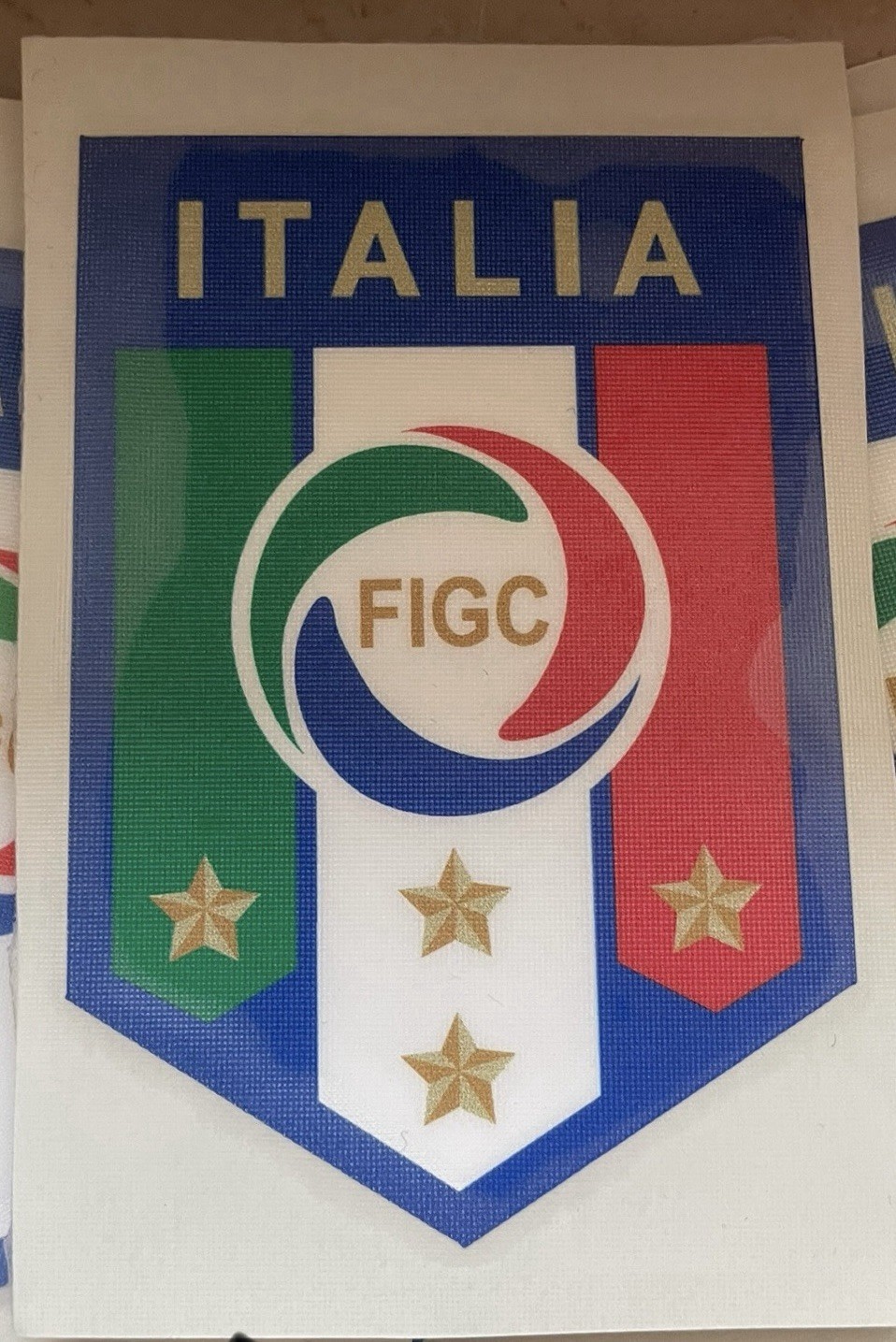 Scudetto Italia 2006 2007 Iron On Heat Adhesive Transfer Patch Original