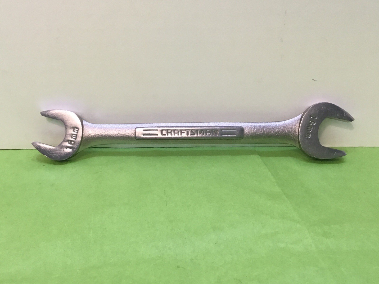 Vintage Craftsman.  Metric  Open-End Wrench  16mm - 18mm   VV - 44521