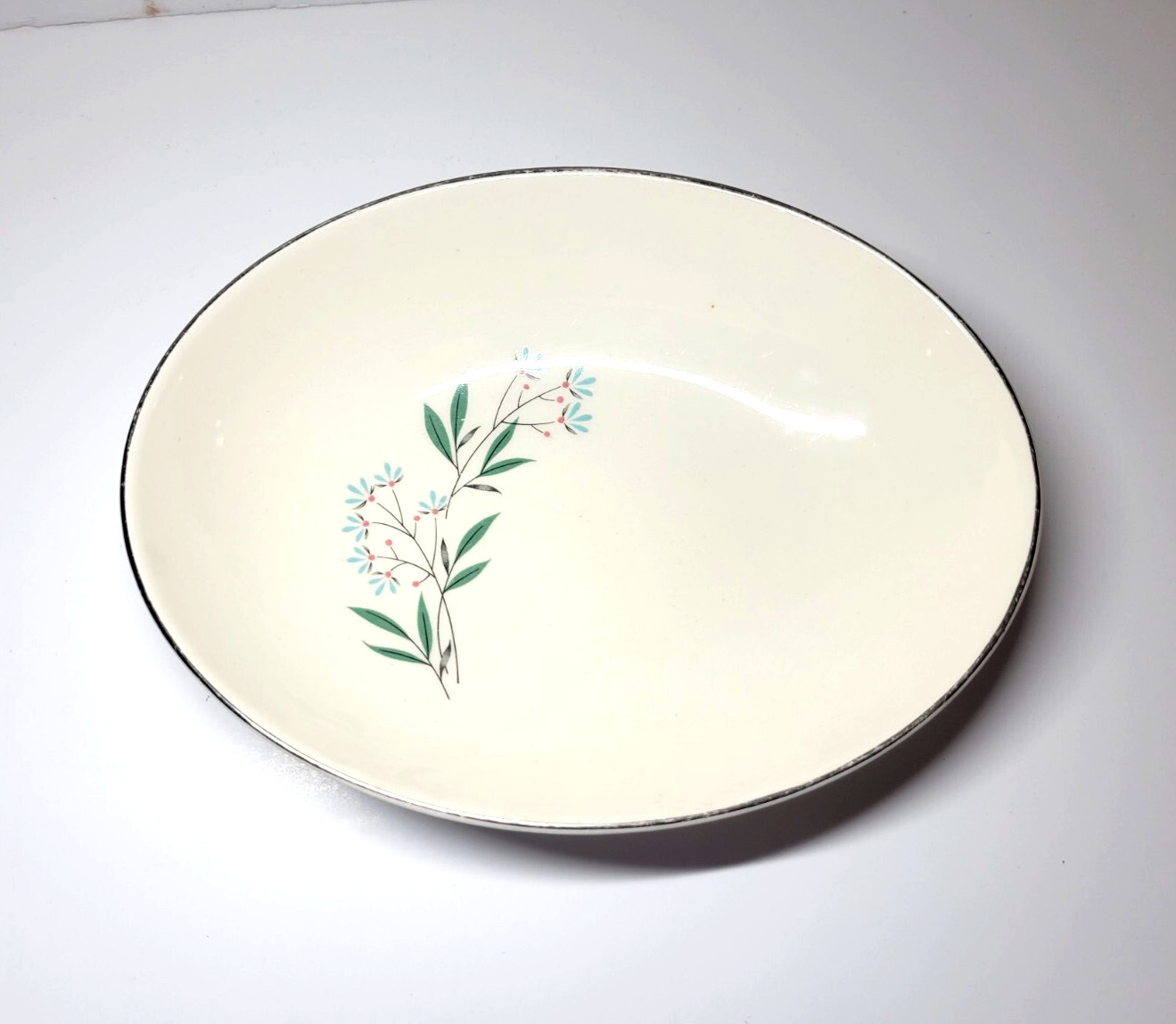 Vintage Taylor Smith & Taylor Petal Lane  Small Oval Vegtable Serving Bowl