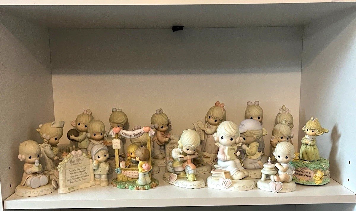 Precious Moments Porcelain Figurines Mixed Lot Collectible People Theme