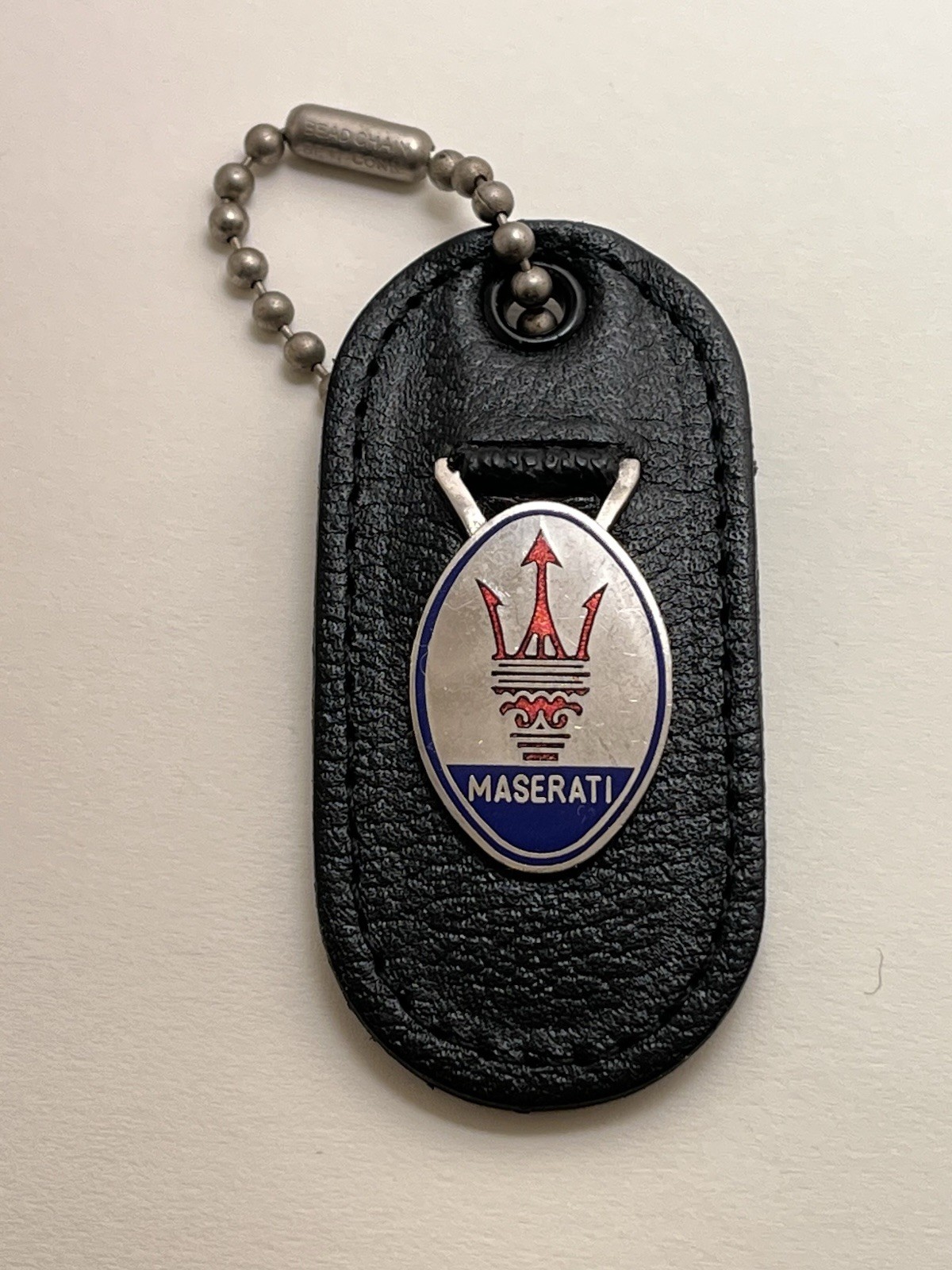 Original Vintage 1960s Maserati Keyring Made By Wilco USA