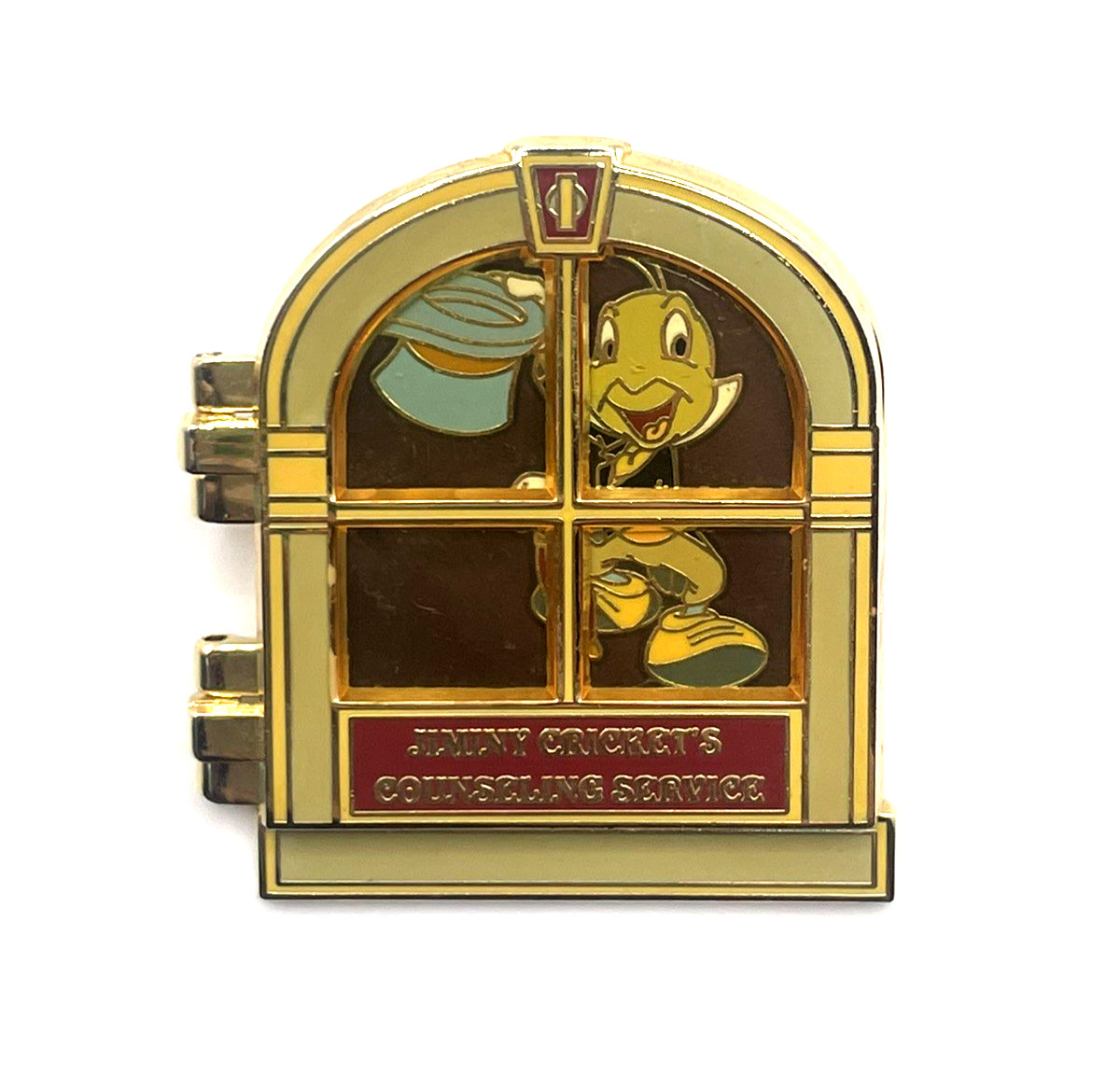 Disney Disneyland DCA Jiminy Cricket's Counseling Service Hinged LE 1000 Pin