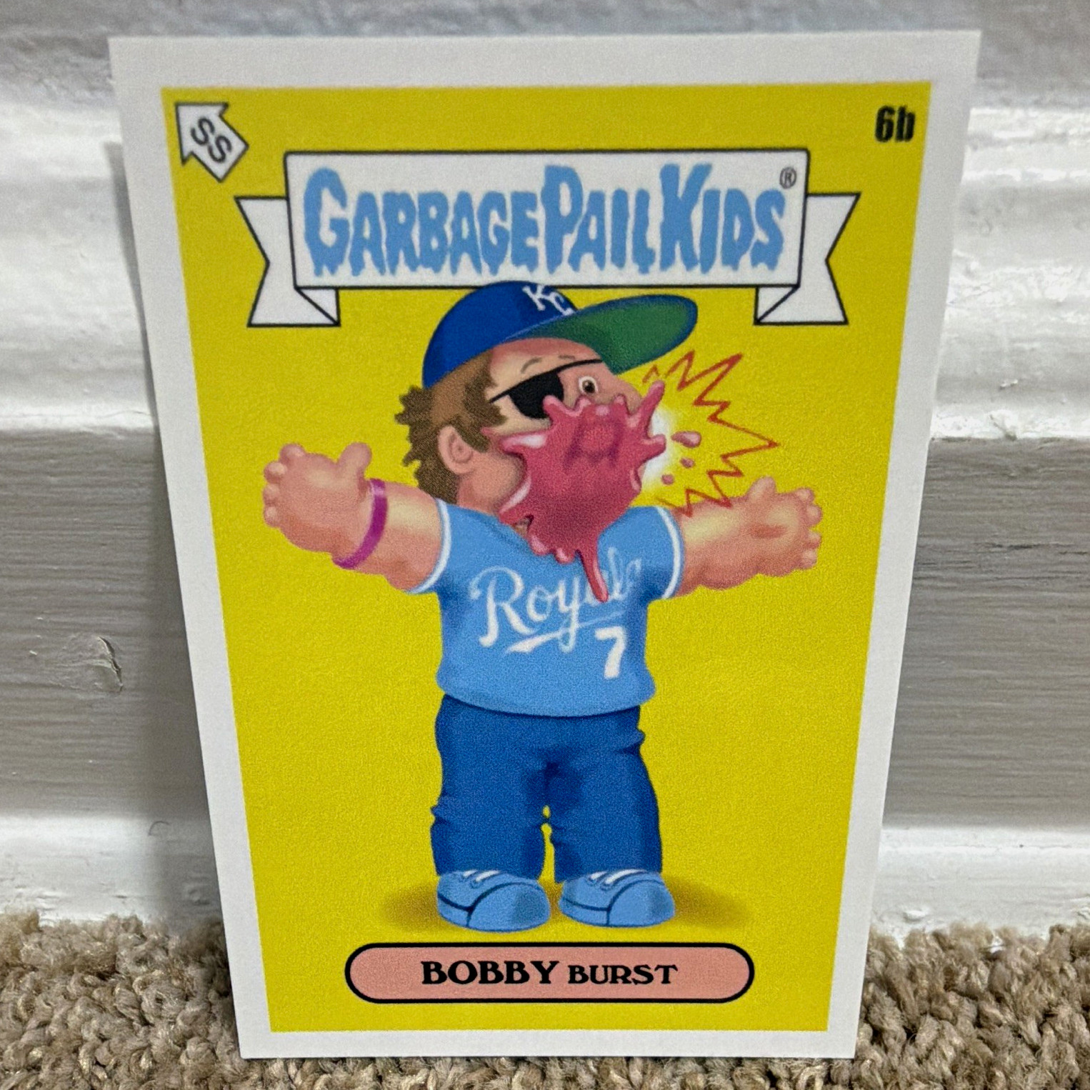 2022 Topps Garbage Pail Kids x MLB Bobby Burst 6b Bobby Witt Jr.