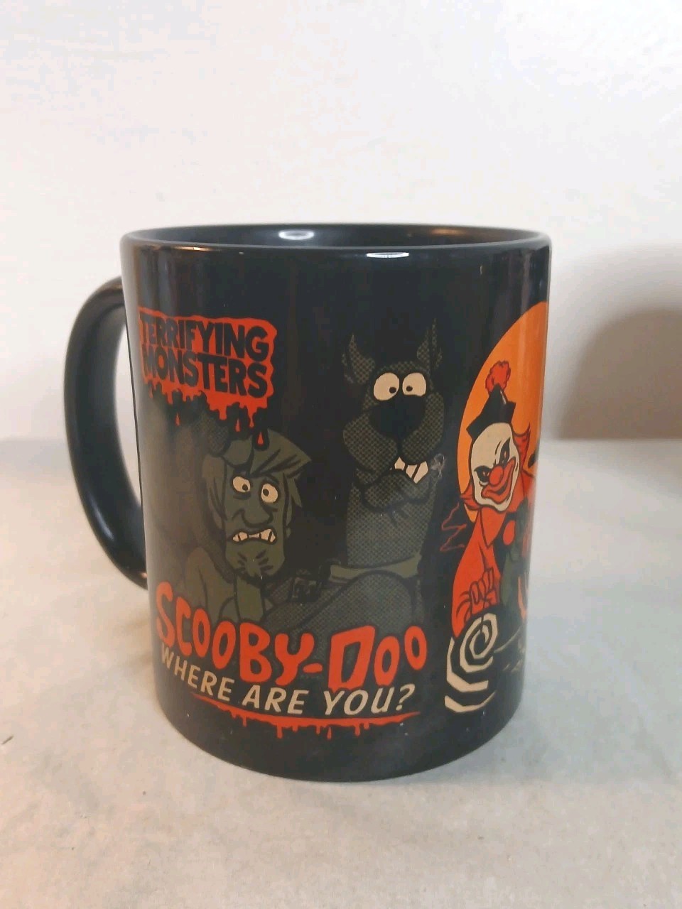 Rare Htf Scooby Doo Monsters WHERE ARE YOU mug Orca Coatings Halloween Scrappy Rare Htf Scooby Doo Monsters WHERE ARE YOU mug Orca Coatings Halloween Scrappy