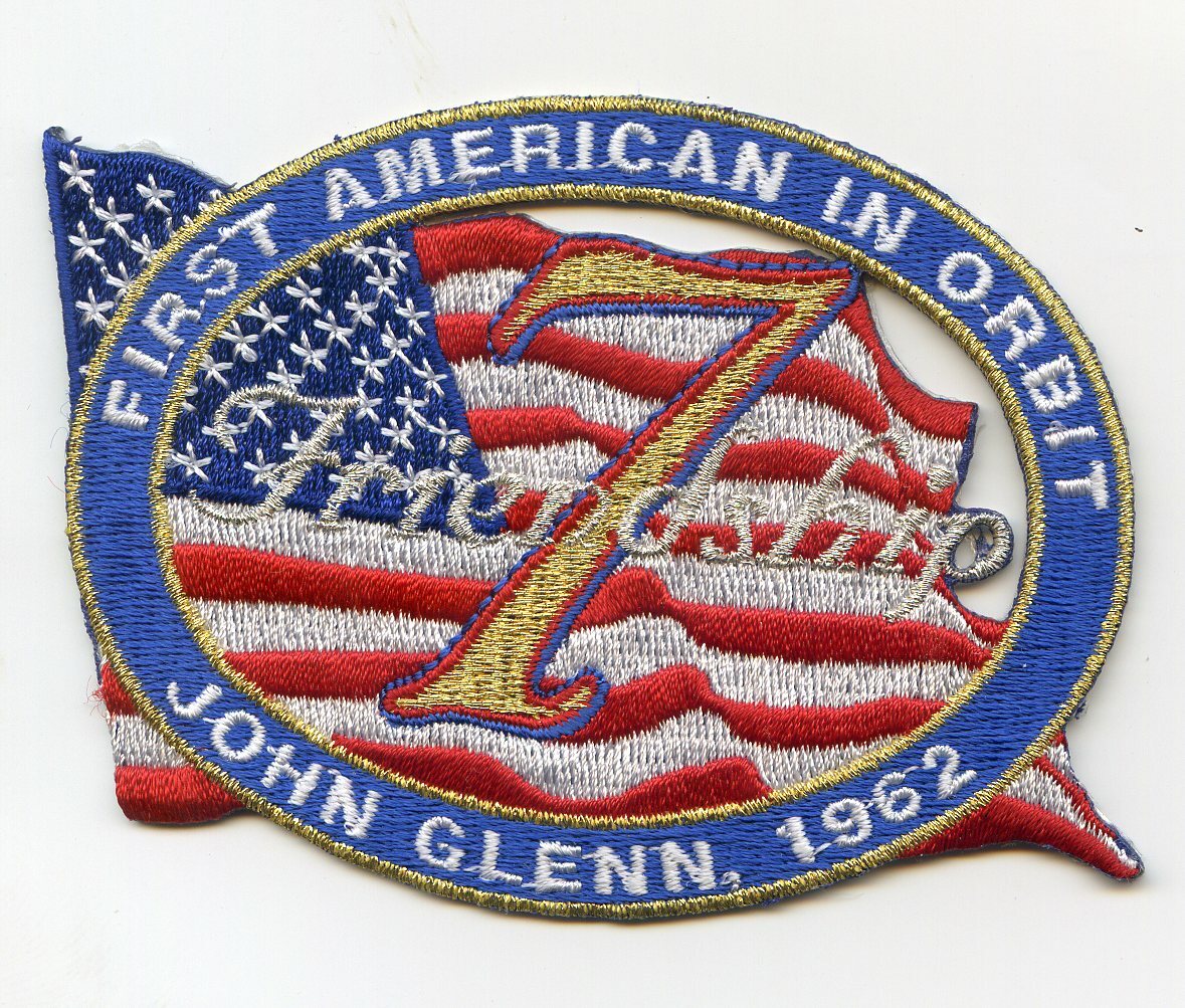 John Glenn 1962 First American in Orbit Patch -  from U.S.