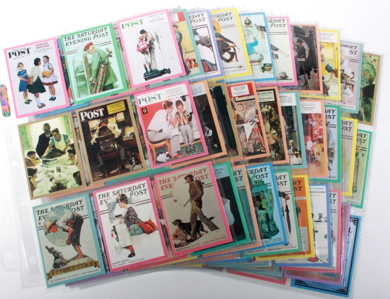 VINT 1993 COMIC IMAGES NORMAN ROCKWELL COMPLETE SET OF 90/90 CARDS +MORE MINT