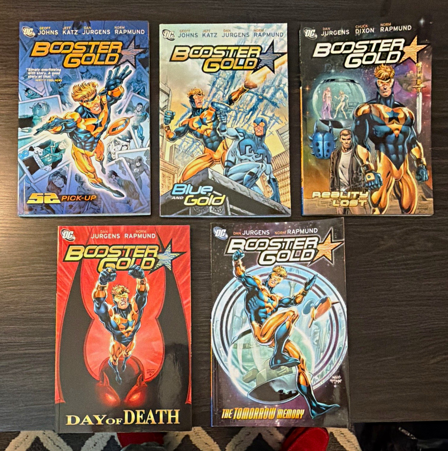 DC Booster Gold Vol 1-5: 52 Pick-Up, Blue and Gold, Reality Lost-Johns Jurgens