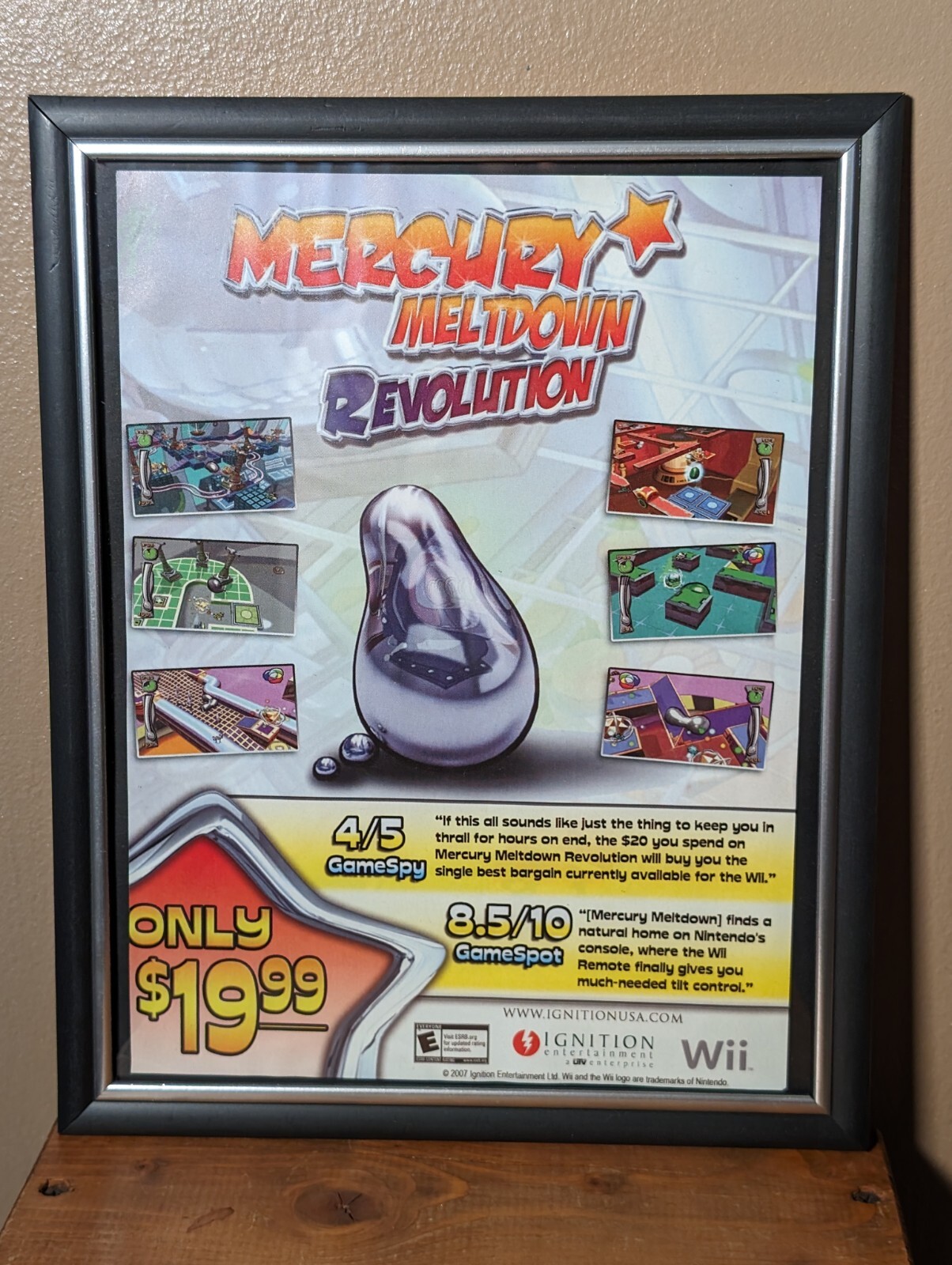 Vintage Mercury Meltdown Revolution Promo Ad Print Poster Art 6.5/10in
