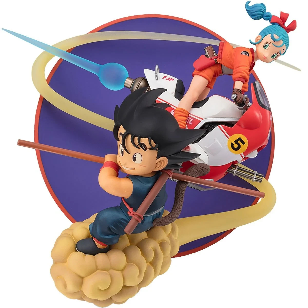BANDAI Figuarts ZERO Dragon ball Son Goku & Bulma Action Figure