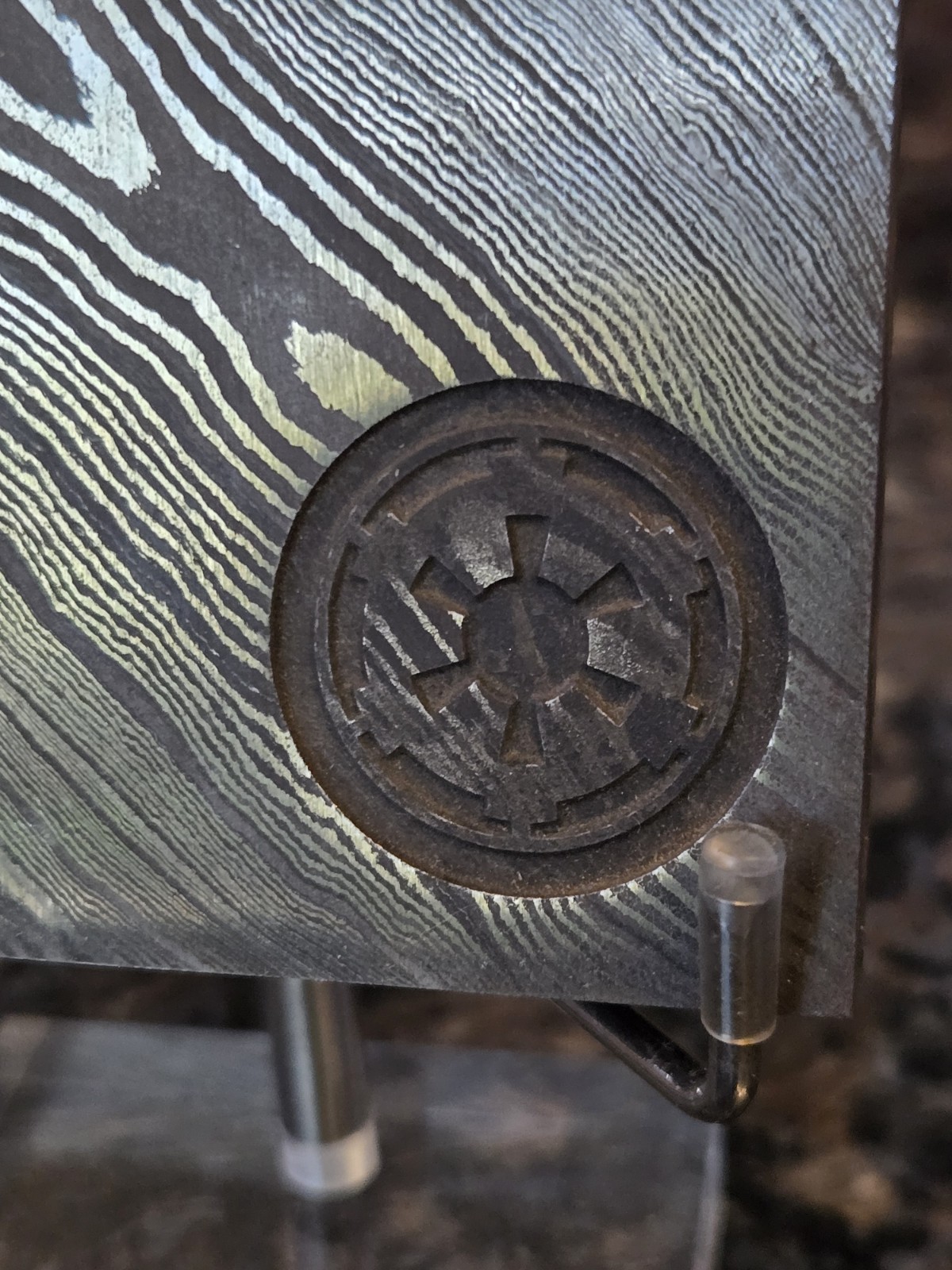 Real Forged Damascus Beskar 2lb The Mandolorian Star Wars 1 Of 19