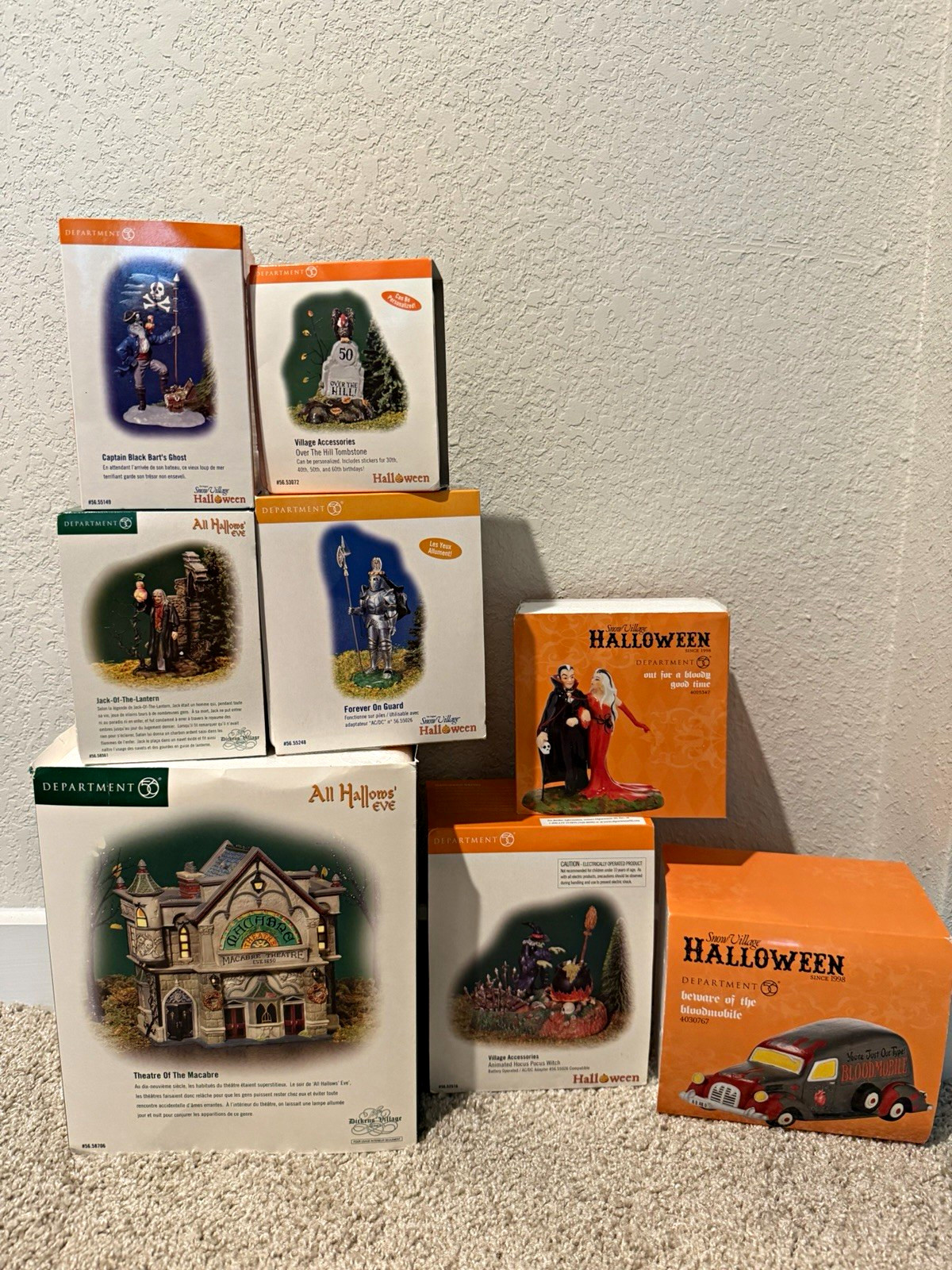 Department 56 Halloween Village Bundle - Retired 