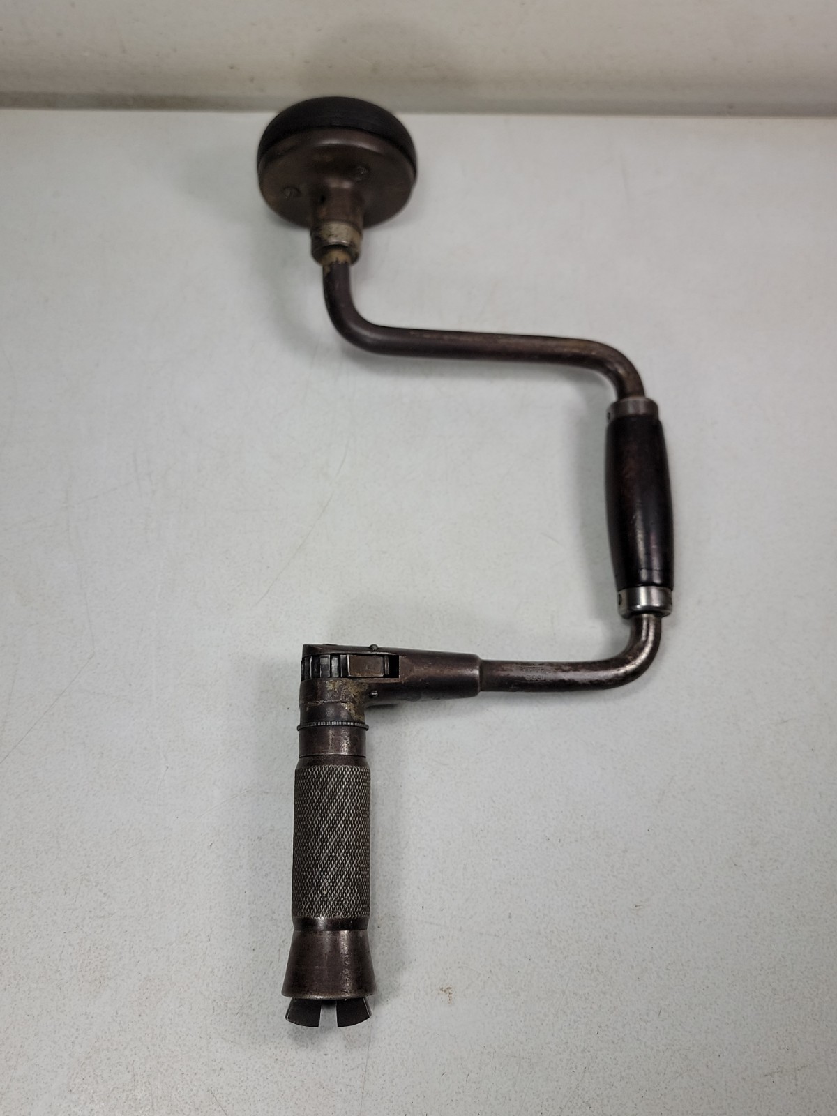 Vintage P.S. & W. Co No 1002 Bit Brace Hand Drill With 10