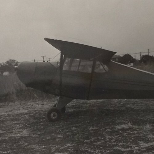 Vtg B&W Aircraft Photo PORTERFIELD Trainer Lee Mansdorf LA CA Plane Broker Vtg B&W Aircraft Photo PORTERFIELD Trainer Lee Mansdorf LA CA Plane Broker