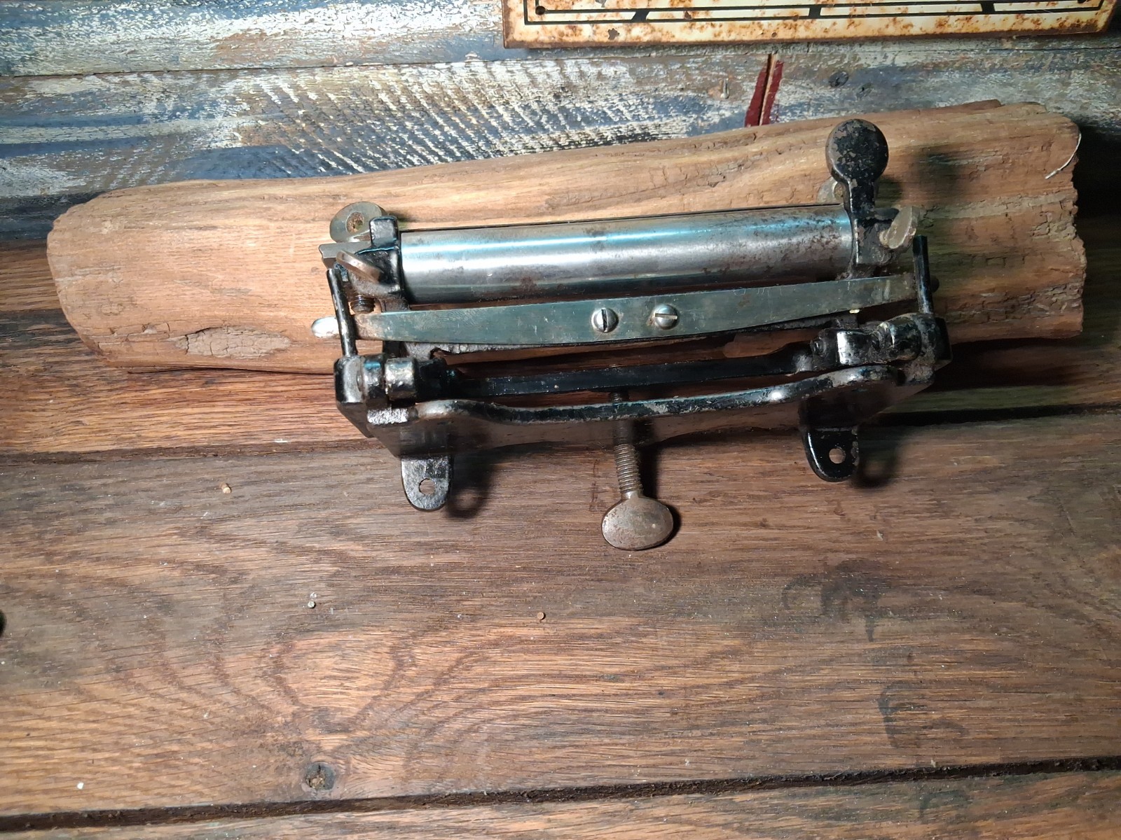 Exc. Antique C. S. Osborne #86 Leather Splitter Splitting Machine Exc. Antique C. S. Osborne #86 Leather Splitter Splitting Machine