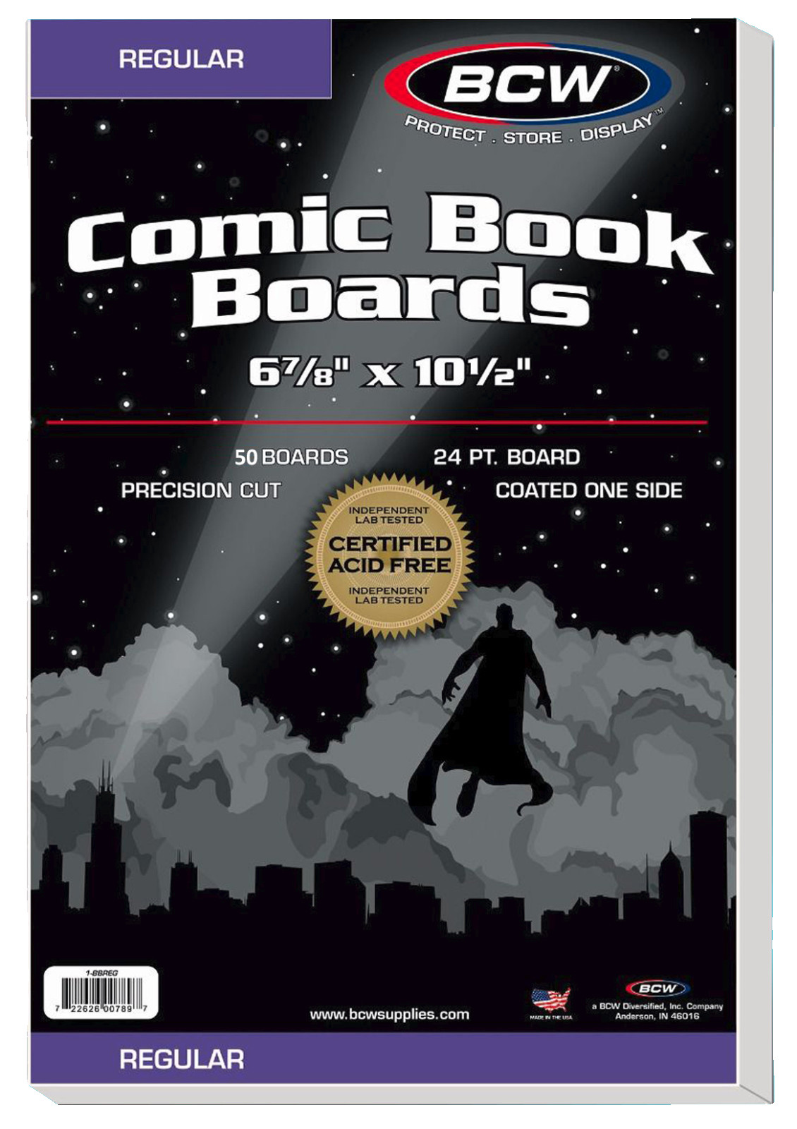 50 BCW Regular Comic Book Backing Boards 6-7/8 x 10-1/2 Storage Protector Backer 50 BCW Regular Comic Book Backing Boards 6-7/8 x 10-1/2 Storage Protector Backer