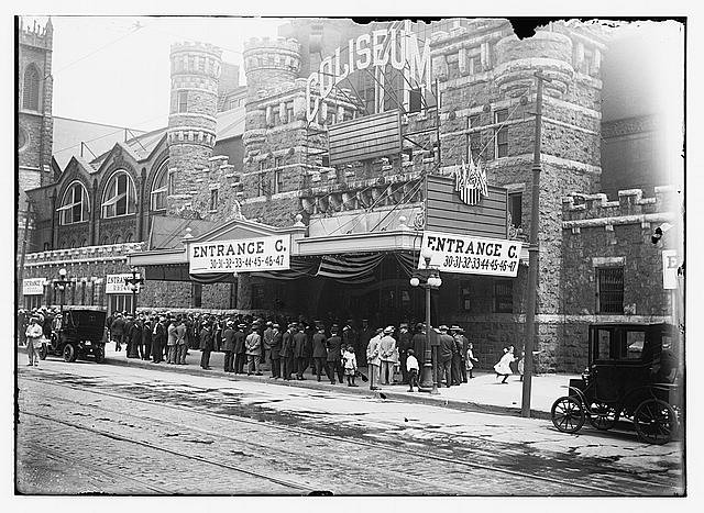 Photo:Chicago Coliseum Entrance Republican National Convention 1912