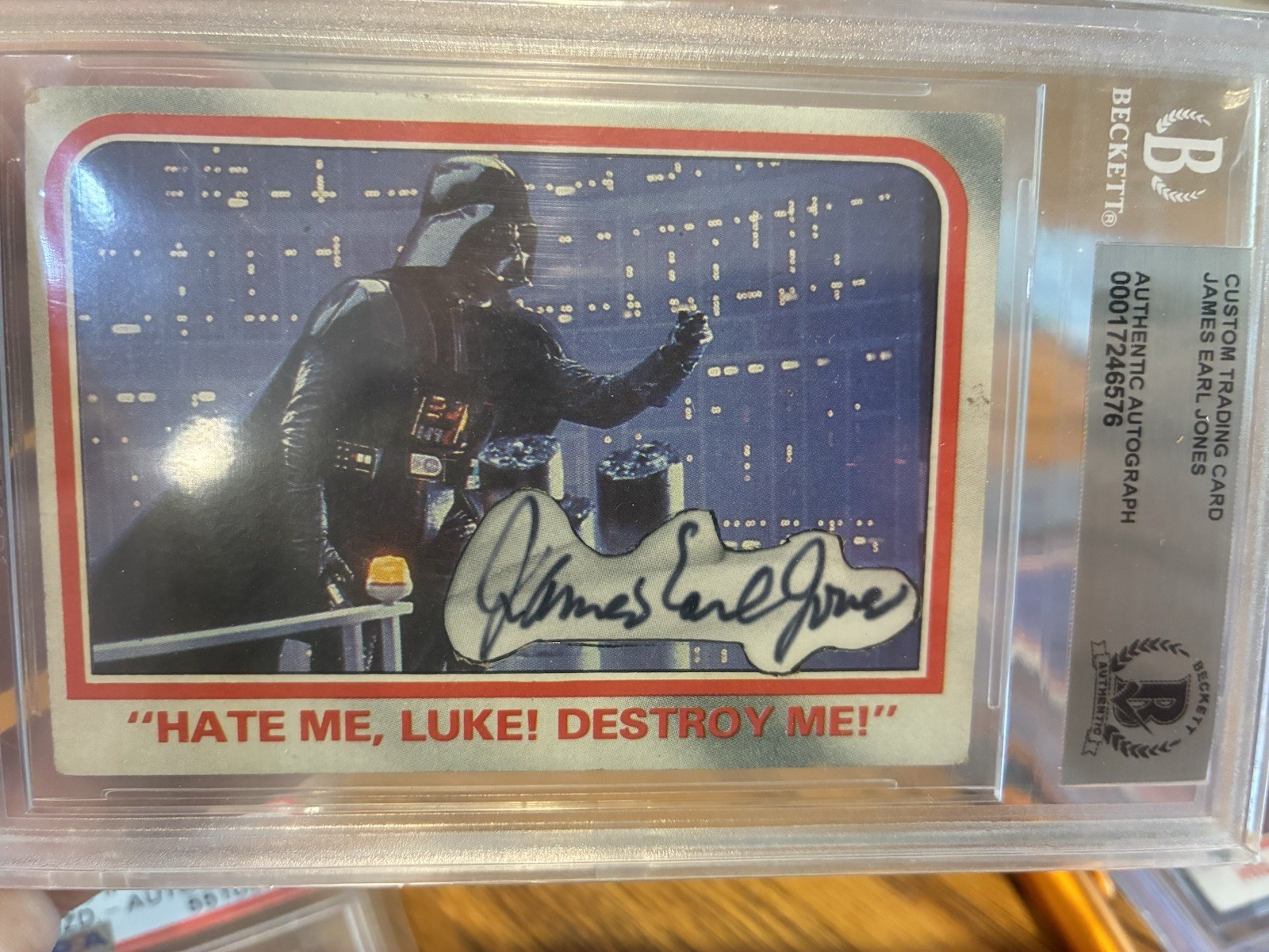 RARE James Earl Jones 1980 Topps Star Wars BGS Auto Darth Vader #115 AUTOGRAPH RARE James Earl Jones 1980 Topps Star Wars BGS Auto Darth Vader #115 AUTOGRAPH