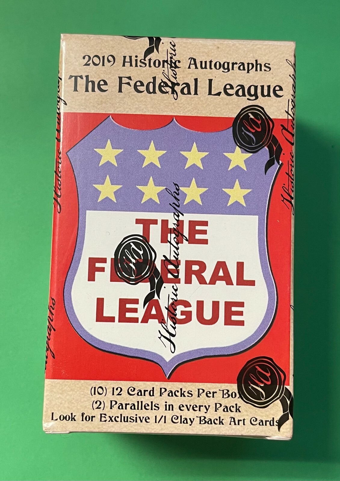 2019 HISTORIC AUTOGRAPHS THE FEDERAL LEAGUE SEALED BLASTER BOX