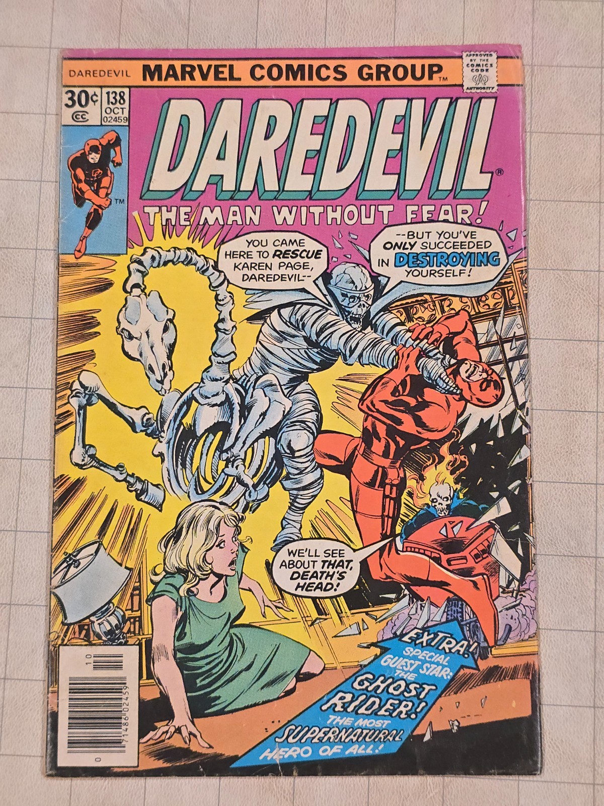 Daredevil 138 (1976) 1st app of Smasher Daredevil 138 (1976) 1st app of Smasher