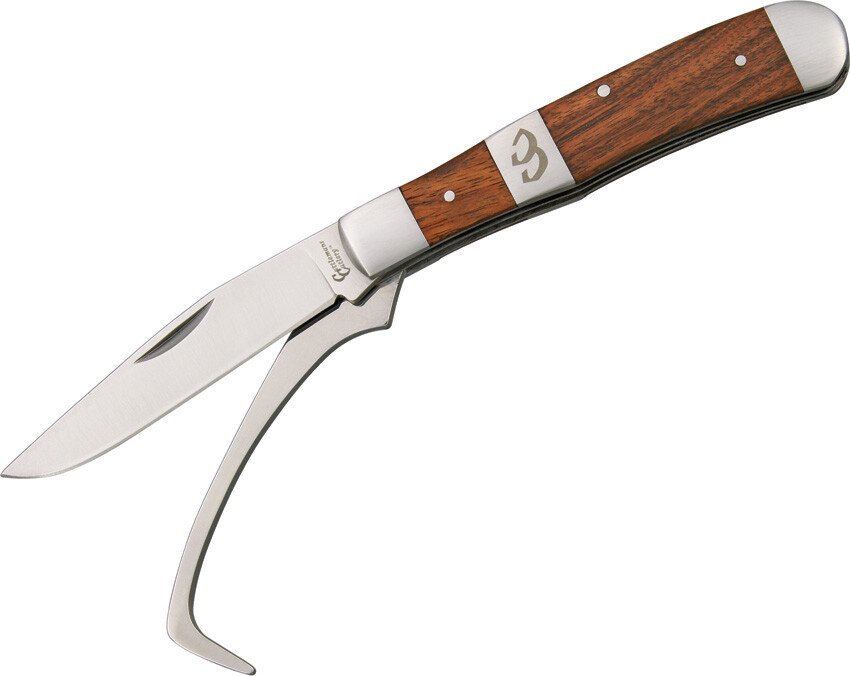 Cattleman's Cutlery Stockyard Farriers Companion Rosewood Folding Knife 0067RW2 Cattleman's Cutlery Stockyard Farriers Companion Rosewood Folding Knife 0067RW2