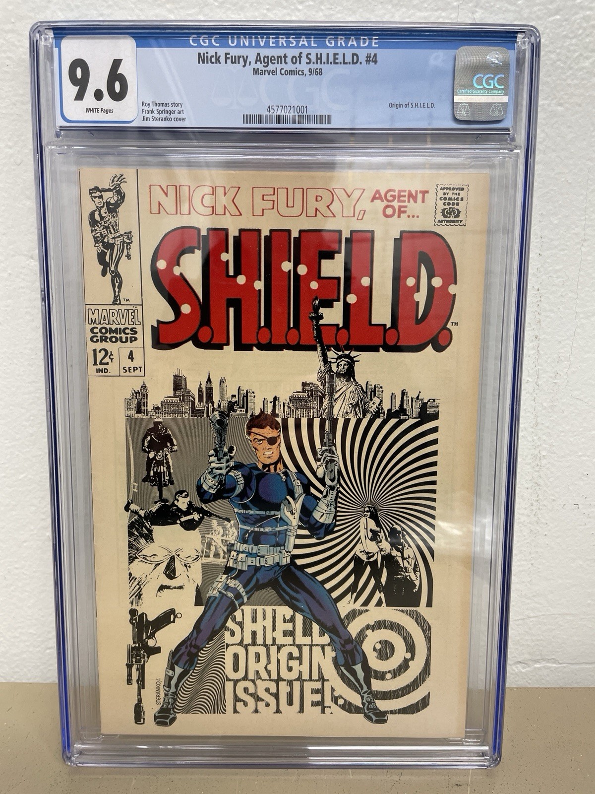 Nick Fury, Agent of Shield #4 (Marvel Comics September 1968)
