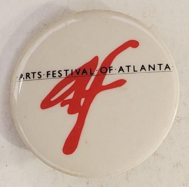 Undated Arts Festival Of Atlanta  Button Pinback