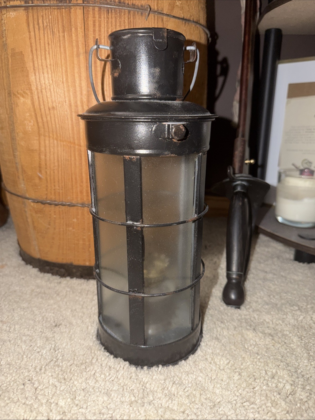 Custom Jack Sparrow Movie Accurate Kerosene Lantern Lamp Pirates of Caribbean Custom Jack Sparrow Movie Accurate Kerosene Lantern Lamp Pirates of Caribbean