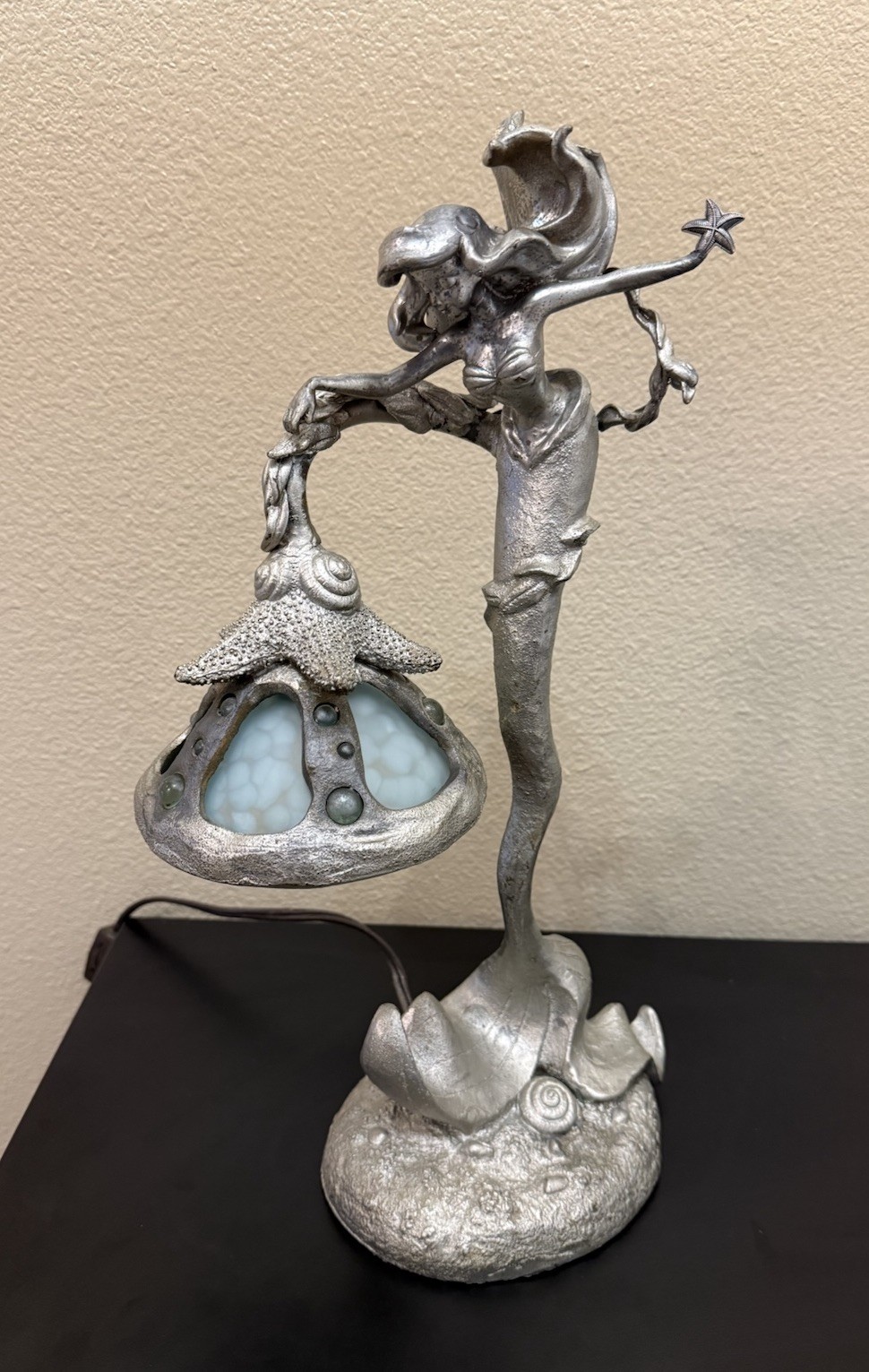 Disney 16” The Little Mermaid Jodi Daily Ariel Painted Bronze Lamp LE 1000 RARE Disney 16” The Little Mermaid Jodi Daily Ariel Painted Bronze Lamp LE 1000 RARE