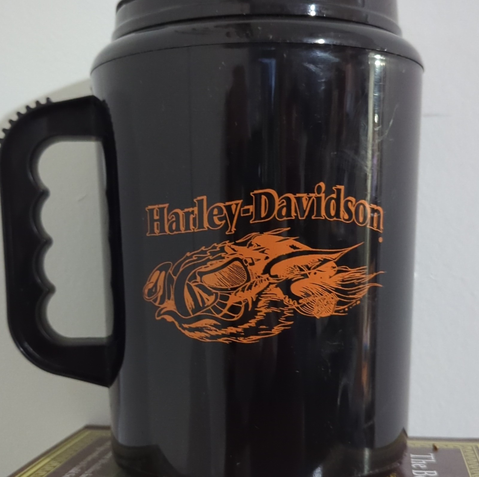Harley Davidson Giant Trucker Mug Betras USA NEVER USED but READ 80s 90s RETRO