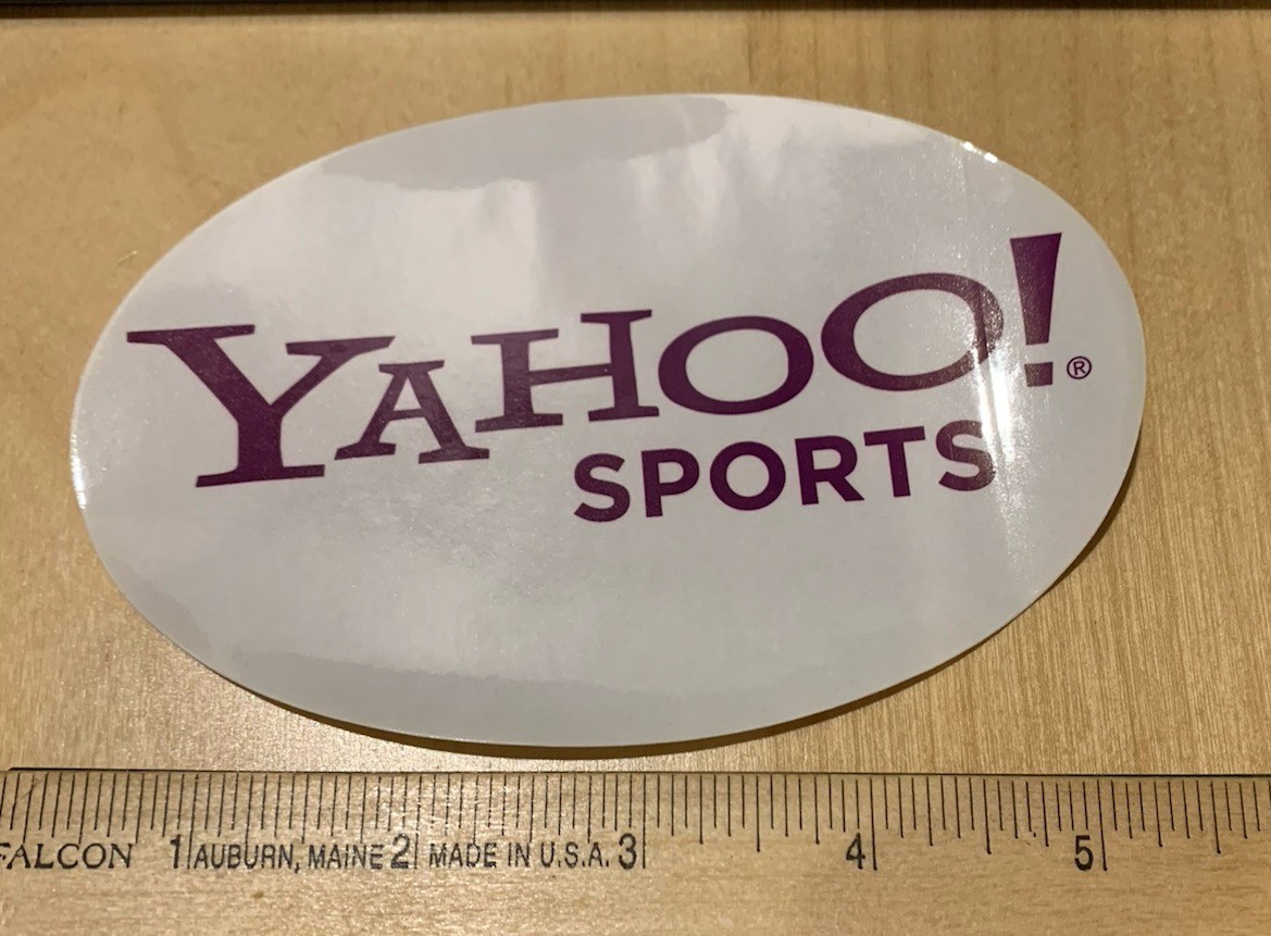 Vintage Yahoo Sports Sticker / Decal Vintage Yahoo Sports Sticker / Decal